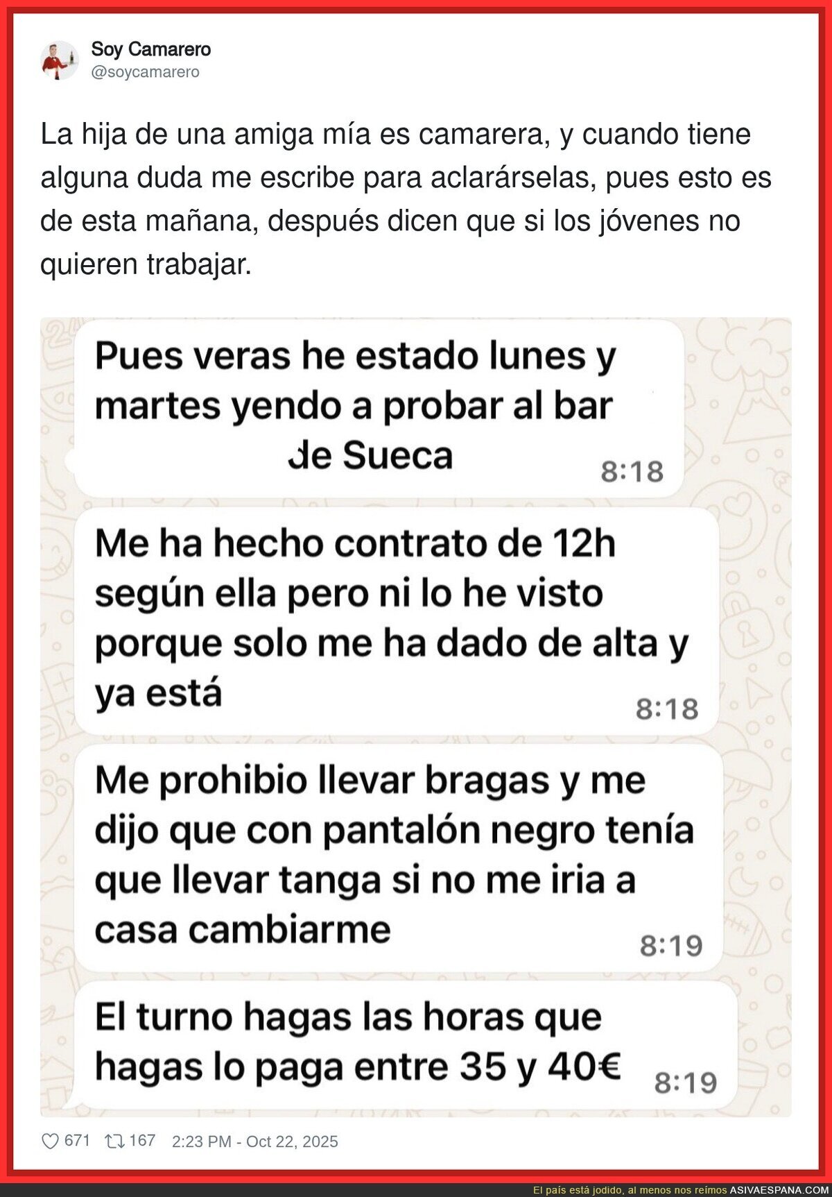 Esto es demencial