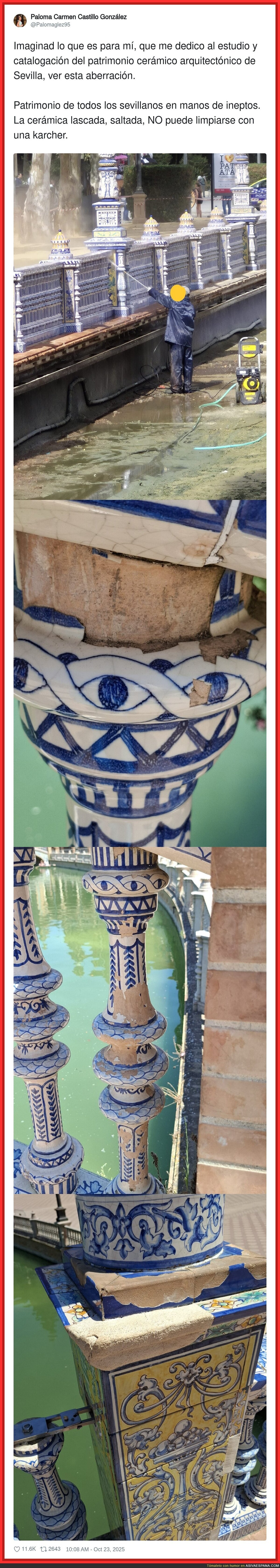 As&iacute; es como destrozan la arquitectura poco a poco
