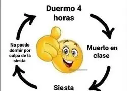 La siesta es un arma de doble filo