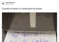Al menos ha dejado una nota