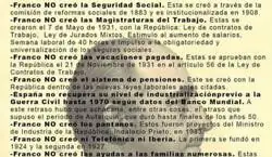 Lo que dice la ultraderecha que Franco invent&oacute;