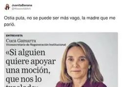 Claro, en el PP lo de trabajar no lo conocen