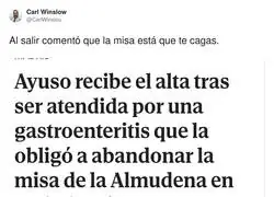 Ayuso sali&oacute; viva de la resaca