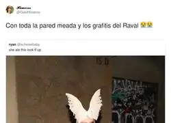 Ic&oacute;nica esta foto de Lady Gaga en el Raval