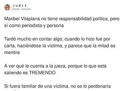Maribel Vilaplana tiene una misi&oacute;n importante