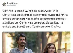 Cuidado con la Trama Quir&oacute;n del Clan Ayuso en la Comunidad de Madrid