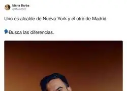 El porte de los alcaldes de Nueva York y Madrid son bien distintos