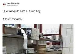 Trabajar en un restaurante es un caos