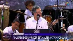 Petro dirigi&eacute;ndose a Trump:"Un clan de ped&oacute;filos quiere acabar con la democracia en Colombia... Para que no salga la lista Epstein, ahora mandan a matar pescadores".