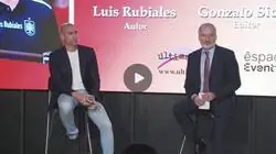El ataque (de su t&iacute;o actor)a Luis Rubiales con huevos en la presentaci&oacute;n de su libro