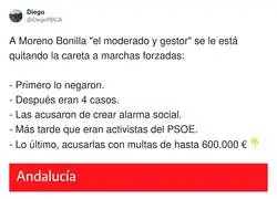 Juanma Moreno Bonilla no tiene escr&uacute;pulos