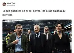 El que gobierna es el del centro, los otros est&aacute;n a su servicio.