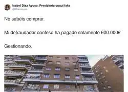 Que suerte ha tenido el novio de Ayuso