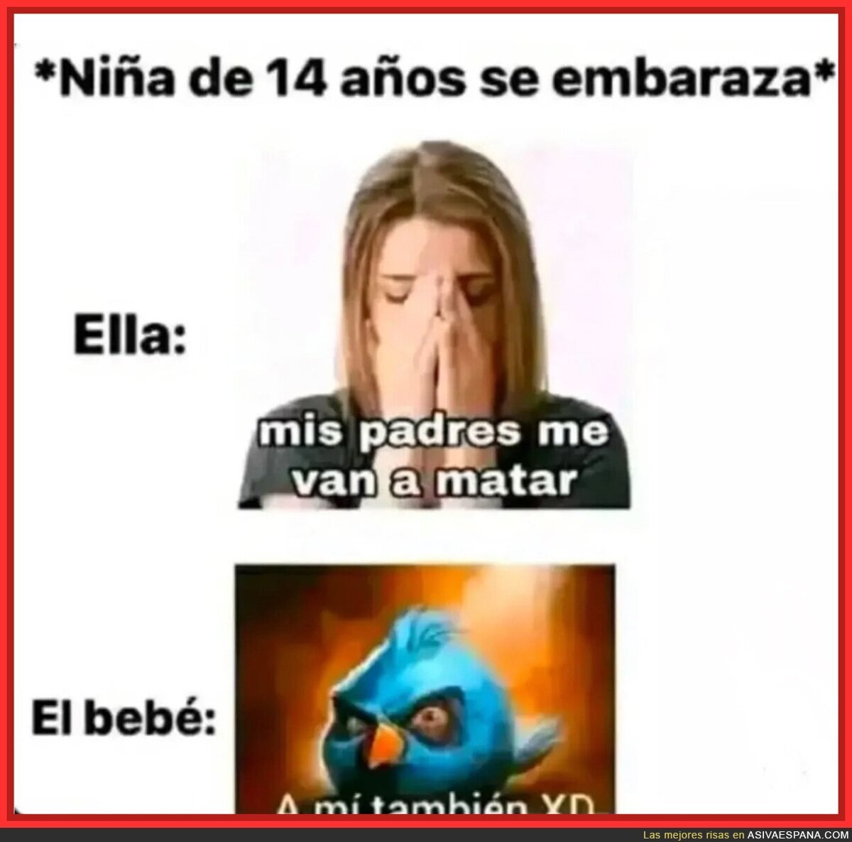Es cruel pero me he re&iacute;do