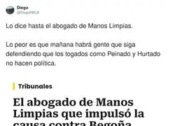 El abogado de Manos Limpias ha visto de qu&eacute; va el panorama