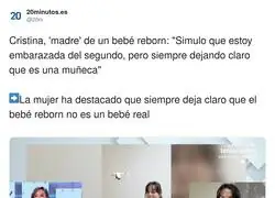 La madre que simula estar embarazada de un mu&ntilde;eco