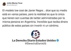 Javier Negre y los medios que est&aacute; comprando con la ayuda de la Argentina de Milei