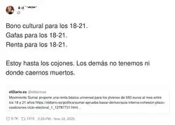 Hay gente que no recibe nada nunca