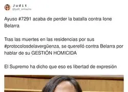 Ione Belarra gana a Ayuso