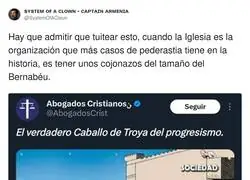 Tiene narices que publiquen esto los Abogados Cristianos