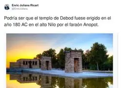 En el Templo de Debod han sido convocados los simpatizantes de Feij&oacute;o