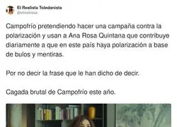 Campofr&iacute;o se ha retratado usando a Ana Rosa Quintana en su spot navide&ntilde;o