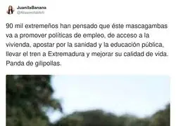 Hay que estar fatal para creerse las palabras de Santiago Abascal