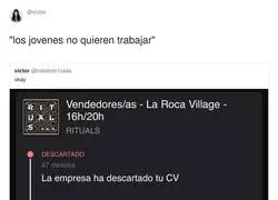 Las empresas no lo ponen f&aacute;cil para trabajar