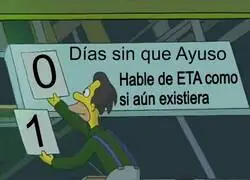 Ayuso no puede vivir sin ETA