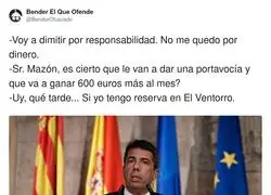 Maz&oacute;n sale ganando tras el esc&aacute;ndalo de la DANA
