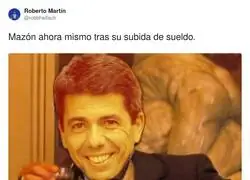 Maz&oacute;n y su subida de 600&euro; de sueldo