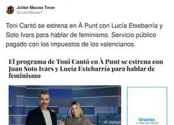 Se han juntado a hablar de feminismo los que menos deben