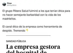 Es muy fuerte esto del grupo Ribera Salud