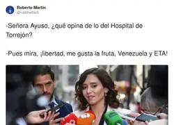 Ayuso no cambia el discurso