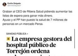 Esc&aacute;ndalo absoluto con el Grupo Ribera