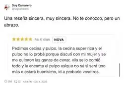 M&aacute;s sincero no se puede ser