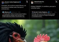 Puigdemont y Salom&eacute; Pradas se han picao