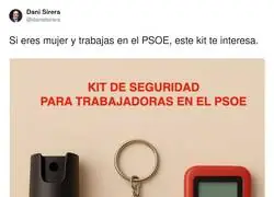 Lo que da algo m&aacute;s de seguridad a las mujeres del PSOE
