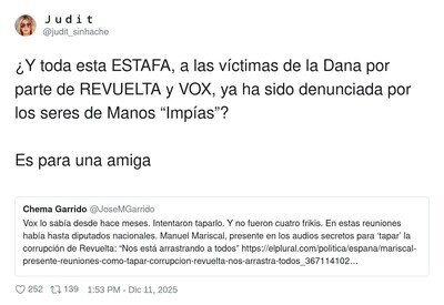 ¿A qué hora se empieza a investigar a Revuleta y VOX?