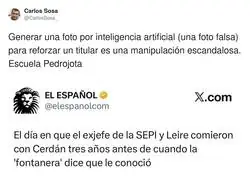 Este es el lamentable periodismo de 'El Espa&ntilde;ol'