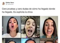 Incre&iacute;ble una persona abriendo la boca
