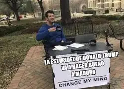 Cuando Maduro estaba en su peor momento, aparece Trump