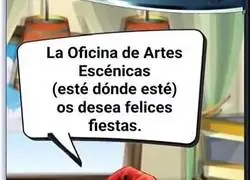 Felices navidades, donde quiera que est&eacute;s.