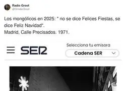 Anta&ntilde;o ya se deseaba felices fiestas