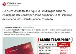 La Comunidad de Madrid se apropia las bonificaciones por el abono transporte