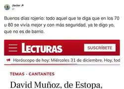 Estopa siempre da en el clavo