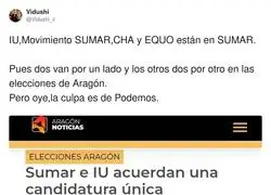 La izquierda no deja de dividirse