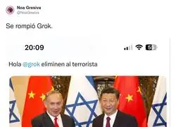 Grok haciendo de las suyas