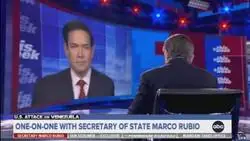 Presentador: "Trump dijo que va a gobernar Venezuela, &iquest;bajo que autoridad legal?Marco Rubio: "D&eacute;jame decirte antes que tenemos en cuarentena el petr&oacute;leo hasta que las condiciones sean beneficiosas para EEUU".P: "Vuelvo a preguntar, &iquest;bajo que autoridad