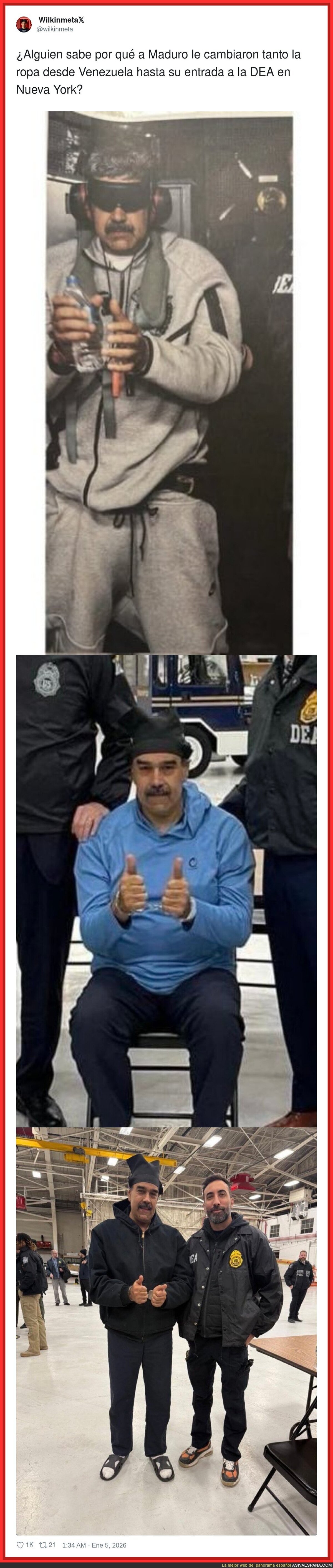 Surrealista lo de Maduro